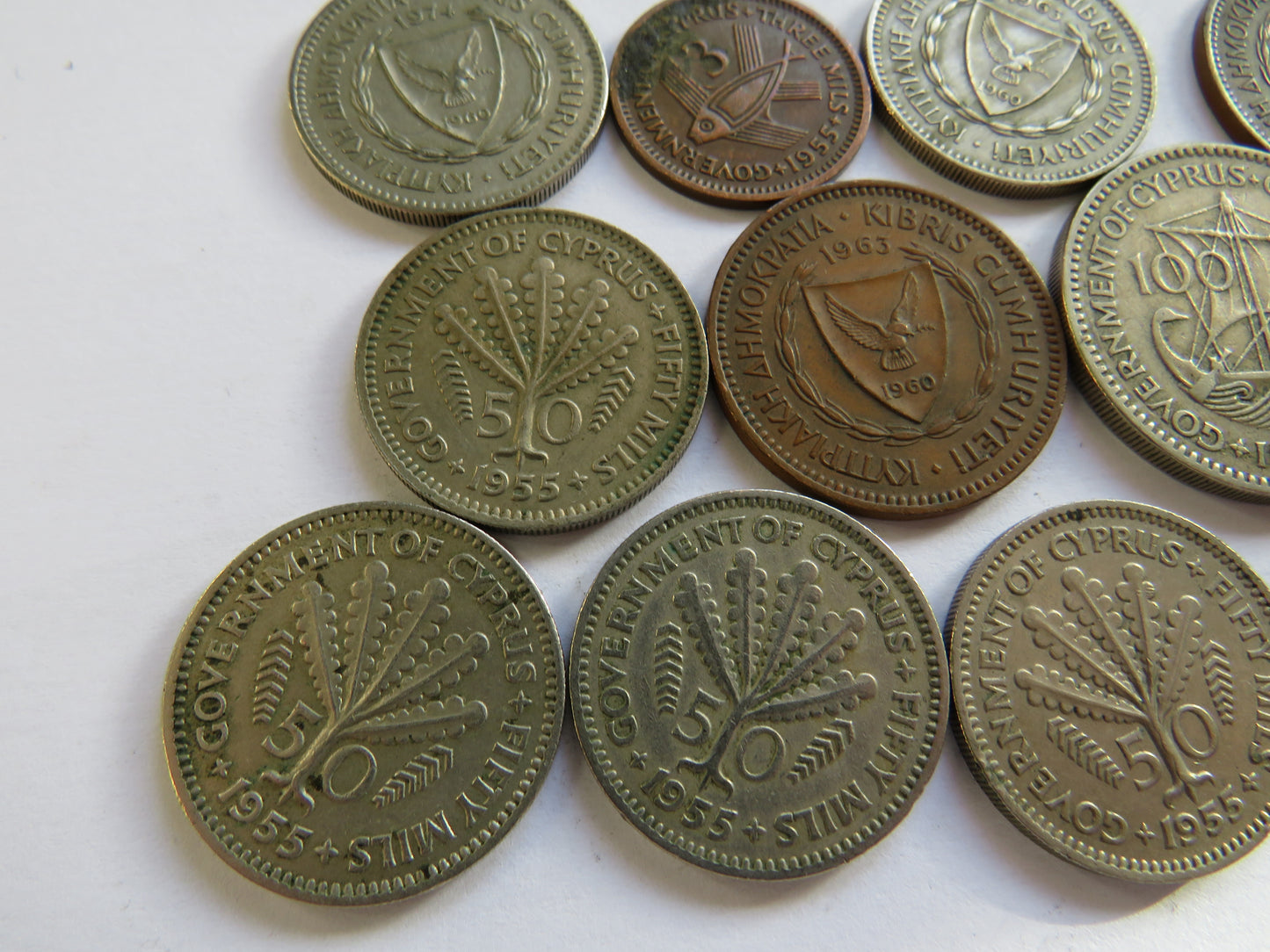 A Small Collection of Old Coins From Cyprus