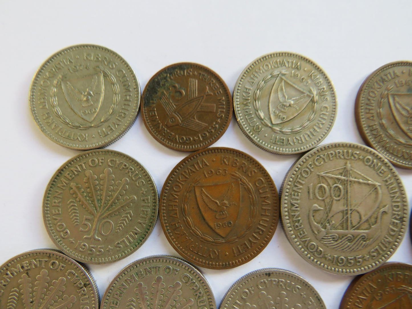 A Small Collection of Old Coins From Cyprus