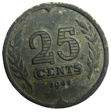 Load image into Gallery viewer, 1941 Netherlands 25 Cents Coin
