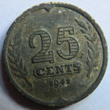 Load image into Gallery viewer, 1941 Netherlands 25 Cents Coin
