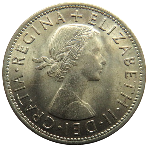 1954 Queen Elizabeth II Halfcrown Coin In High Grade - Great Britain