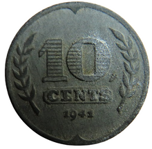 Load image into Gallery viewer, 1942 Netherlands 10 Cents Coin
