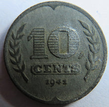 Load image into Gallery viewer, 1942 Netherlands 10 Cents Coin
