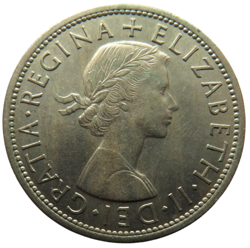 1959 Queen Elizabeth II Halfcrown Coin In Better Grade - Great Britain