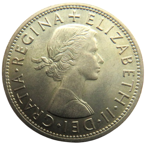 1960 Queen Elizabeth II Halfcrown Coin In Better Grade - Great Britain