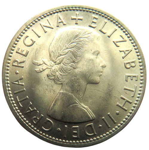 1960 Queen Elizabeth II Halfcrown Coin In High Grade - Great Britain