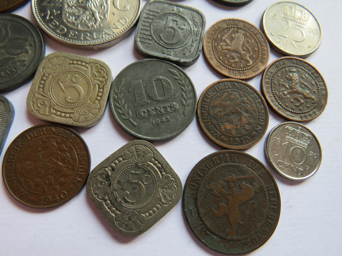 A Small Collection of Old Coins From The Netherlands