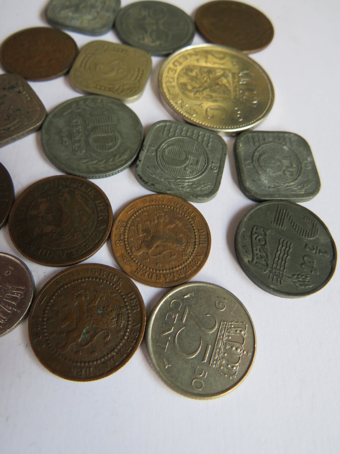 A Small Collection of Old Coins From The Netherlands