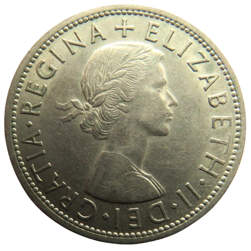 1958 Queen Elizabeth II Halfcrown Coin In Better Grade - Great Britain