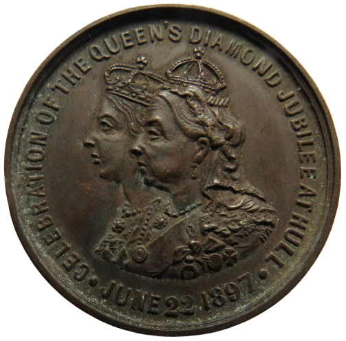 1897 Queen Victoria Diamond Jubilee Celebration At Hull Medal