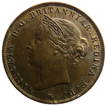 Load image into Gallery viewer, 1894 Queen Victoria Jersey 1/24th of a Shilling Coin In High Grade
