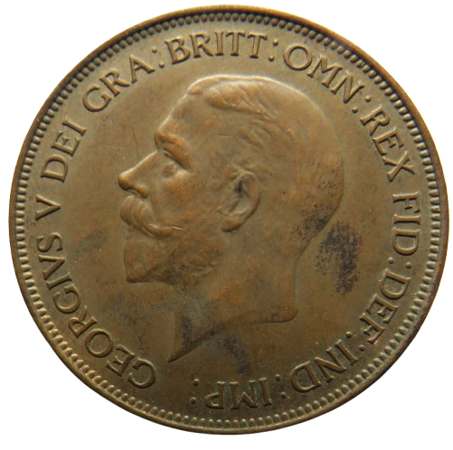 1932 King George V One Penny Coin In Better Grade - Great Britain
