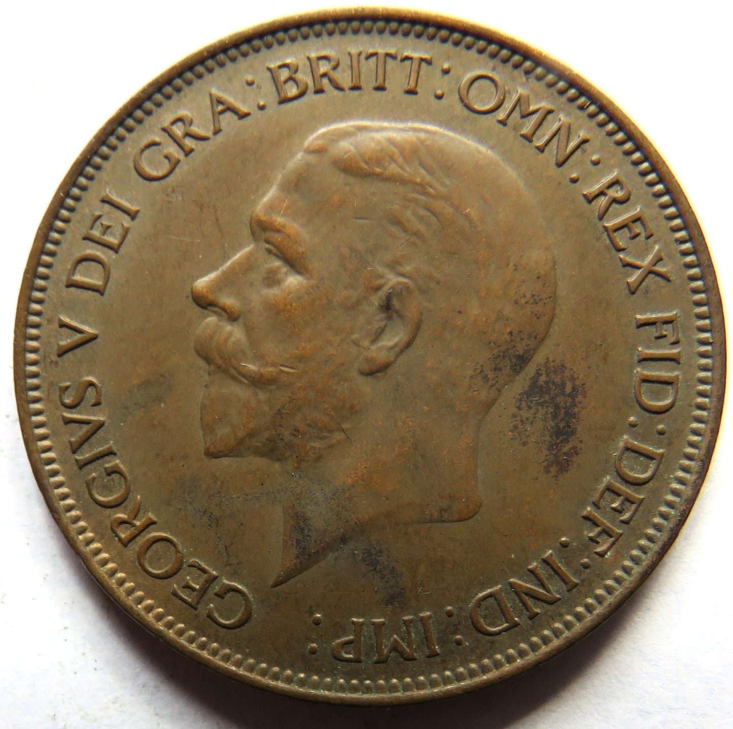 1932 King George V One Penny Coin In Better Grade - Great Britain