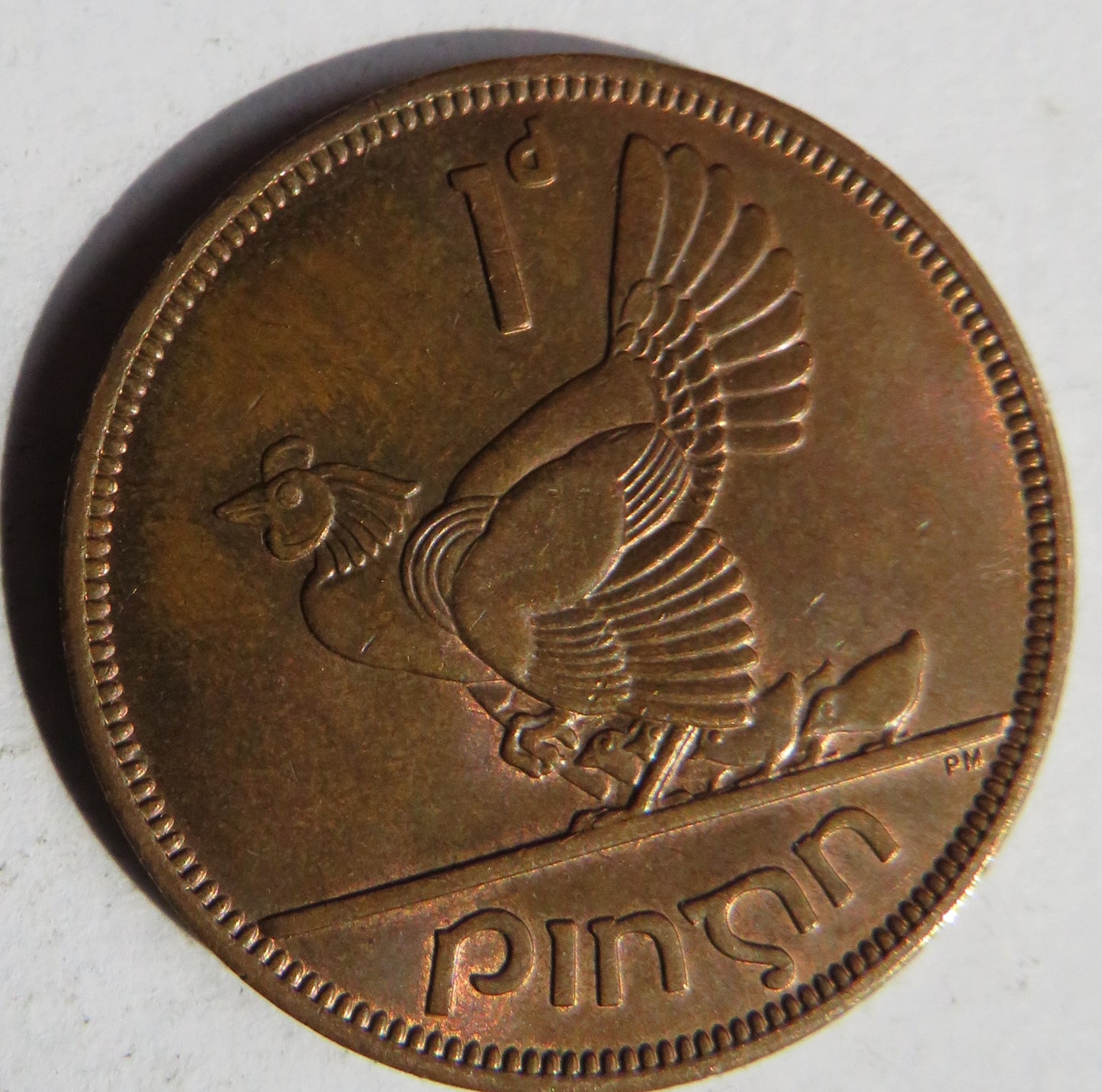 1968 Eire Ireland One Penny Coin