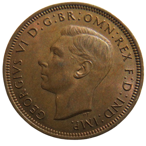 1945 King George VI Halfpenny Coin In Better Grade - Great Britain