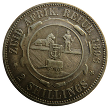 Load image into Gallery viewer, 1896 South Africa Silver 2 Shillings Coin
