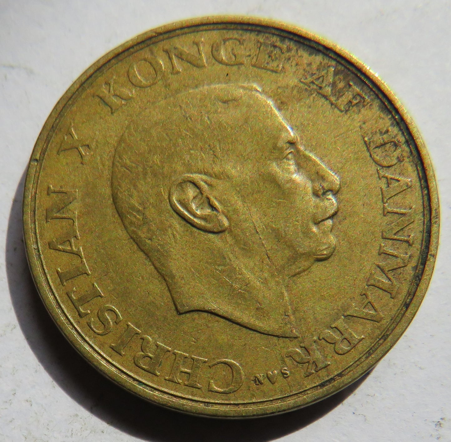 1946 Denmark One Krone Coin
