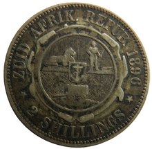 Load image into Gallery viewer, 1896 South Africa Silver 2 Shillings Coin
