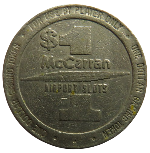McCarran Airport Las Vegas Nevada $1 One Dollar Casino Token