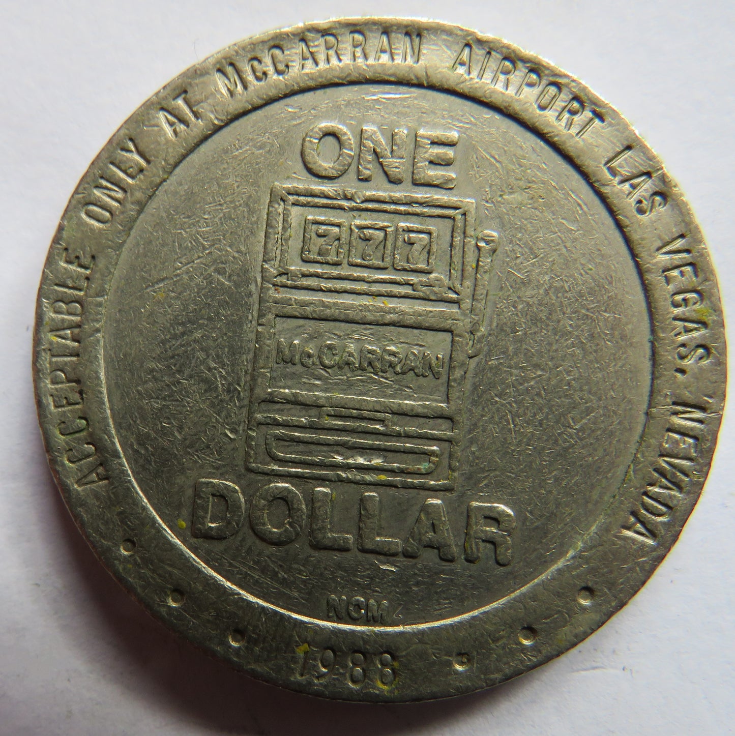 McCarran Airport Las Vegas Nevada $1 One Dollar Casino Token