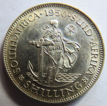 Load image into Gallery viewer, 1950 King George VI South Africa Silver Shilling Coin In High Grade
