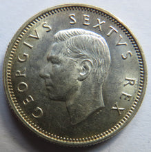 Load image into Gallery viewer, 1950 King George VI South Africa Silver Shilling Coin In High Grade
