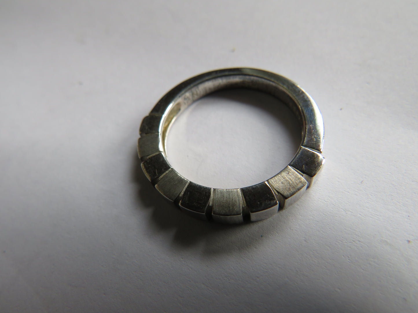 Ladies Sterling Silver Links of London Ring UK Size N / M & 1/2