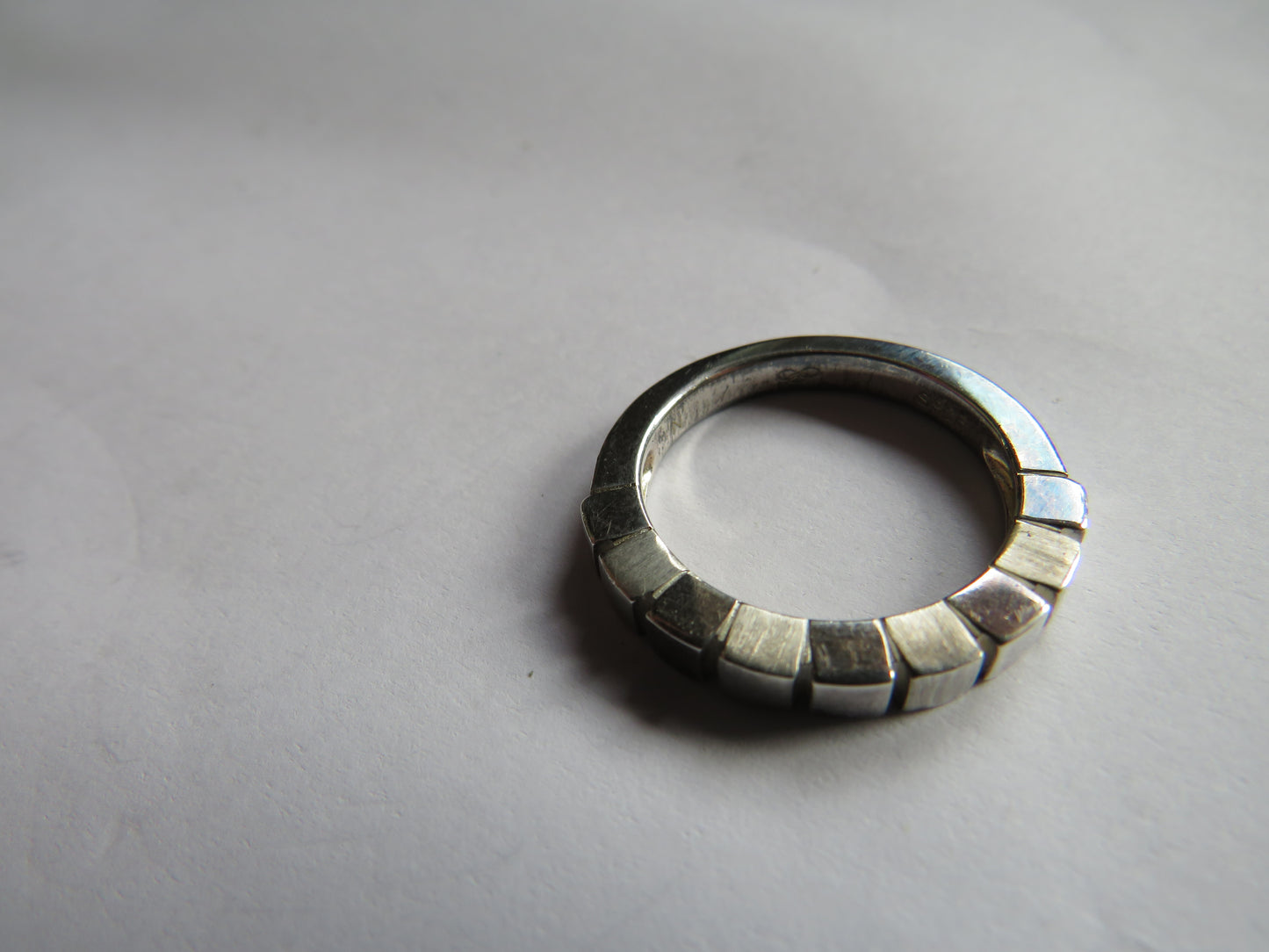 Ladies Sterling Silver Links of London Ring UK Size N / M & 1/2