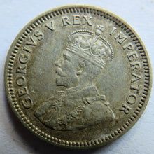 Load image into Gallery viewer, 1927 King George V South Africa Silver Sixpence Coin
