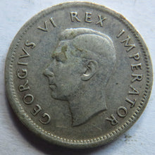 Load image into Gallery viewer, 1941 King George VI South Africa Silver Sixpence Coin
