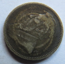 Load image into Gallery viewer, 1896 South Africa ZAR Silver Sixpence Coin
