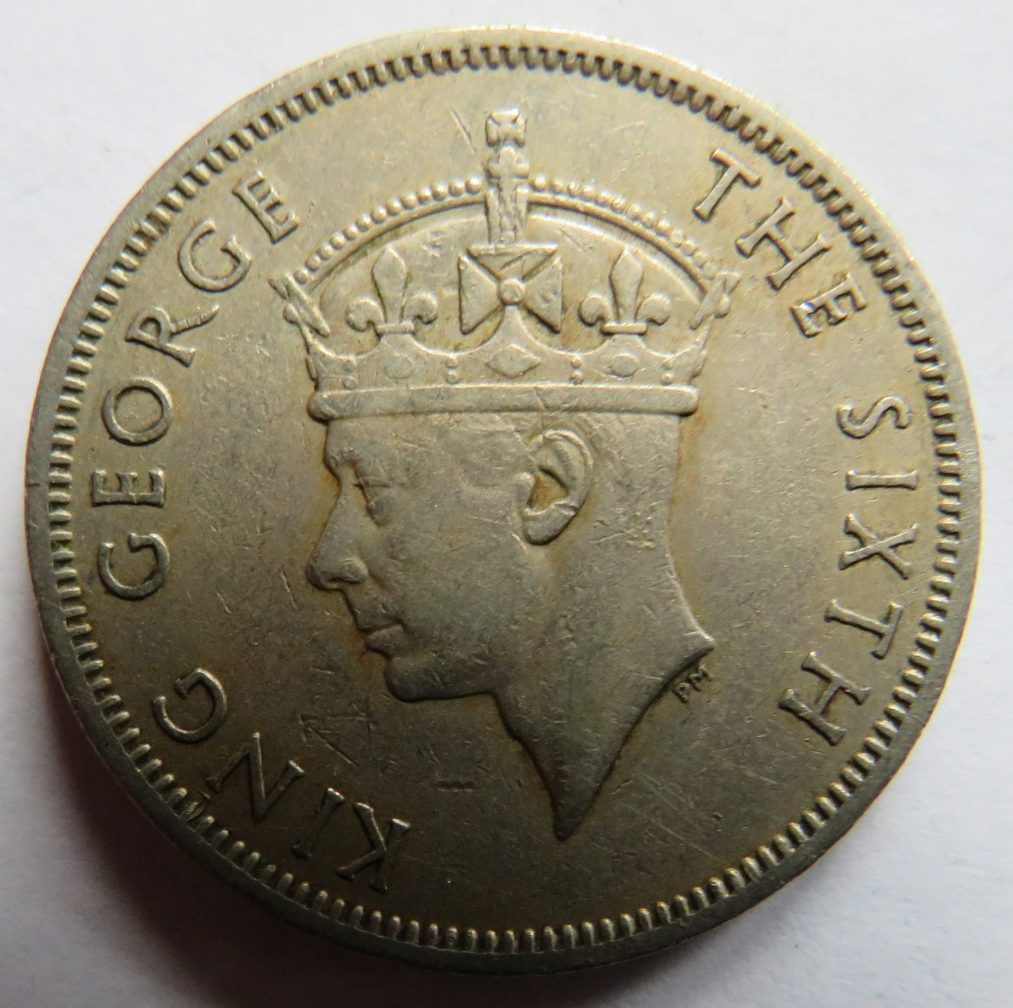 1951 King George VI Southern Rhodesia Two Shillings Coin