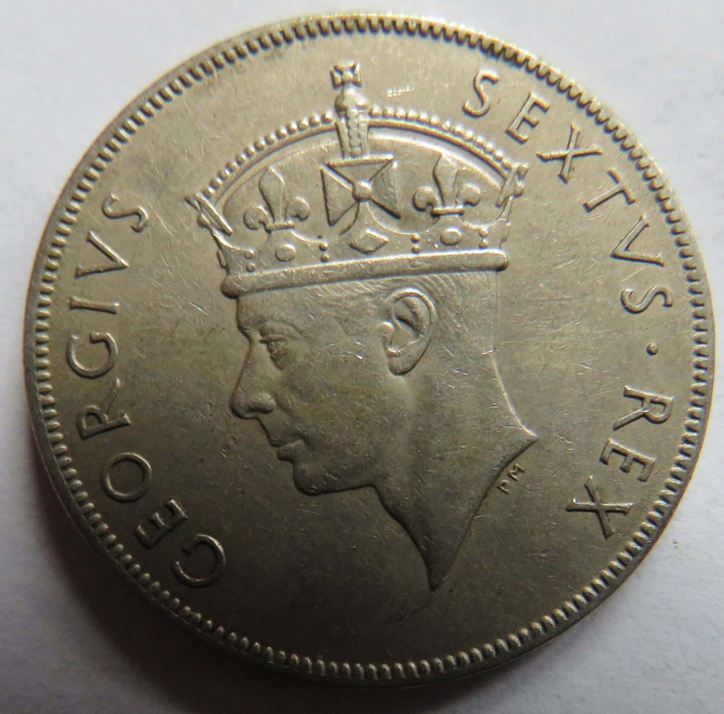 1952 King George VI East Africa One Shilling Coin