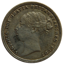 Load image into Gallery viewer, 1881 Queen Victoria Young Head Silver Sixpence Coin
