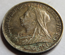 Load image into Gallery viewer, 1901 Queen Victoria Silver Sixpence Coin In Higher Grade
