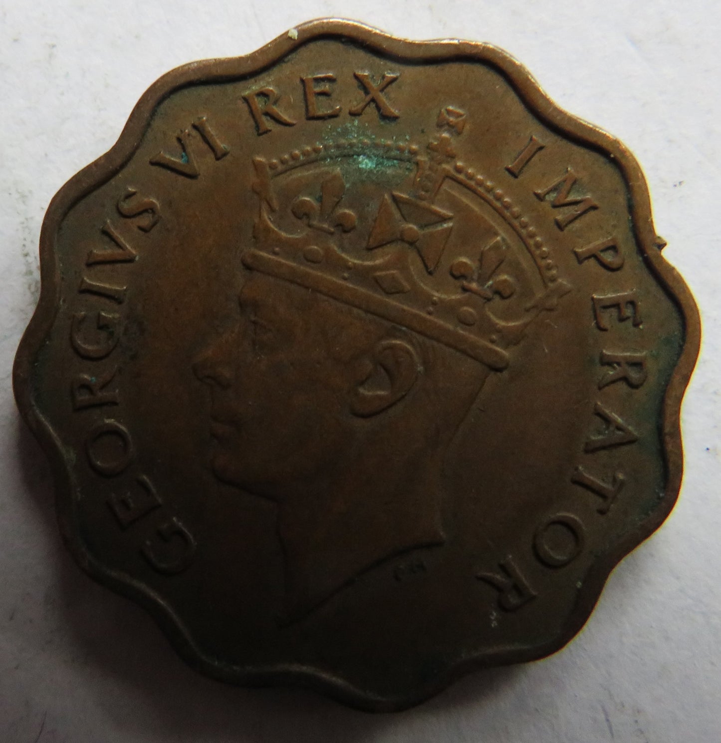 1946 King George VI Cyprus One Piastre Coin
