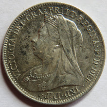 Load image into Gallery viewer, 1901 Queen Victoria Silver Sixpence Coin In Higher Grade
