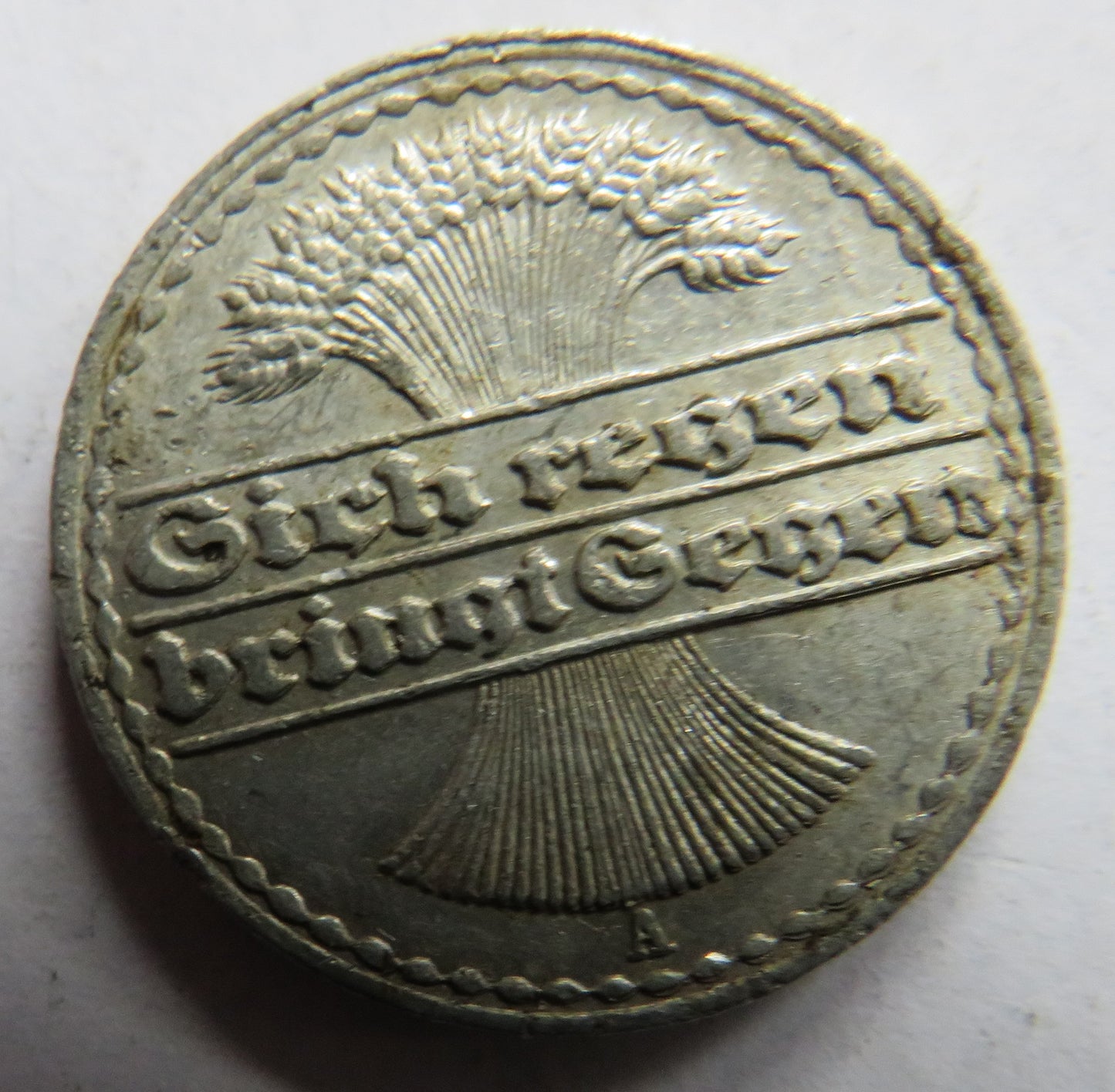1920-A Germany - Weimar Republic 50 Pfennig Coin