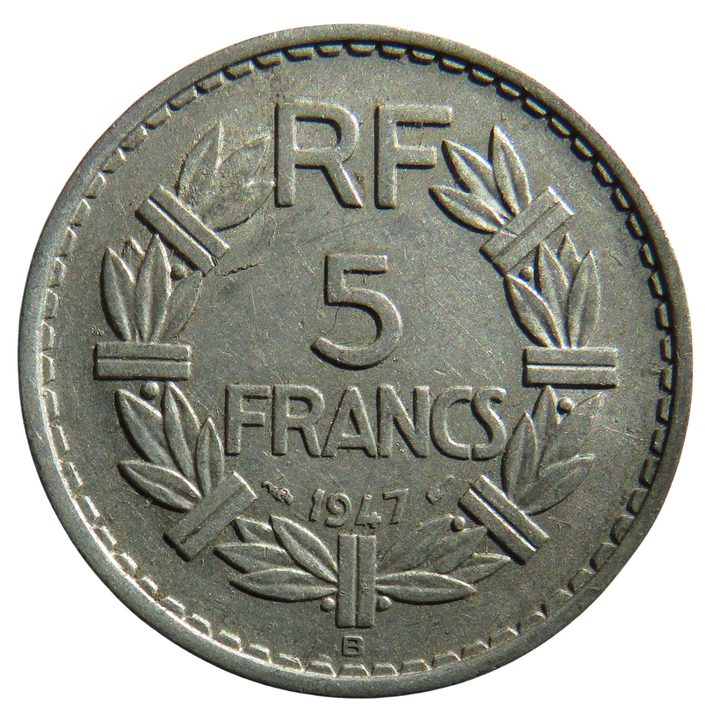 1947 France 5 Francs Coin