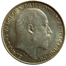 Load image into Gallery viewer, 1902 King Edward VII Silver Sixpence Coin In Higher Grade
