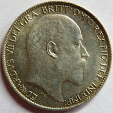 Load image into Gallery viewer, 1902 King Edward VII Silver Sixpence Coin In Higher Grade
