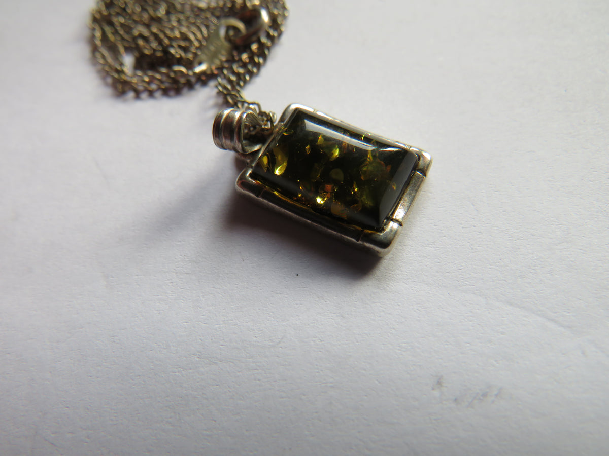 Stylish Ladies Sterling Silver Necklace  & Pendant image 3