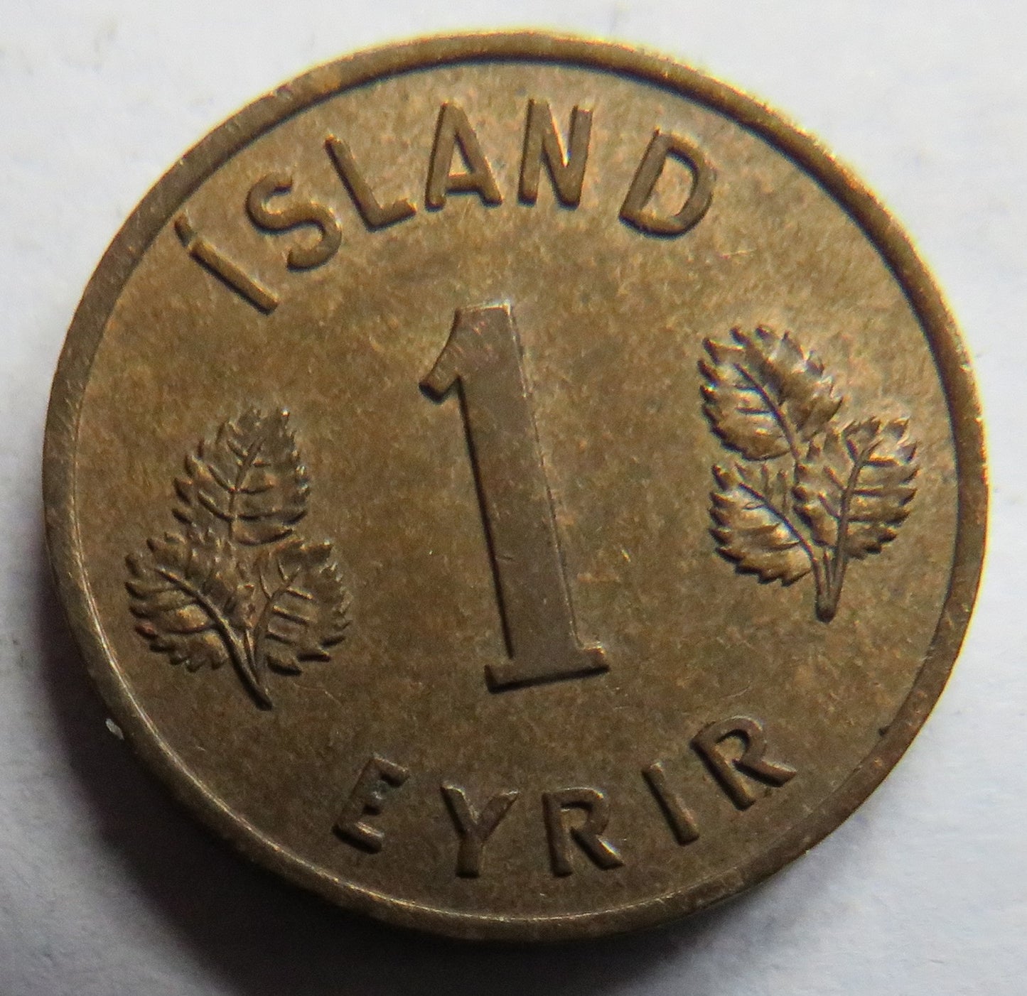 1946 Iceland One Eyrir Coin