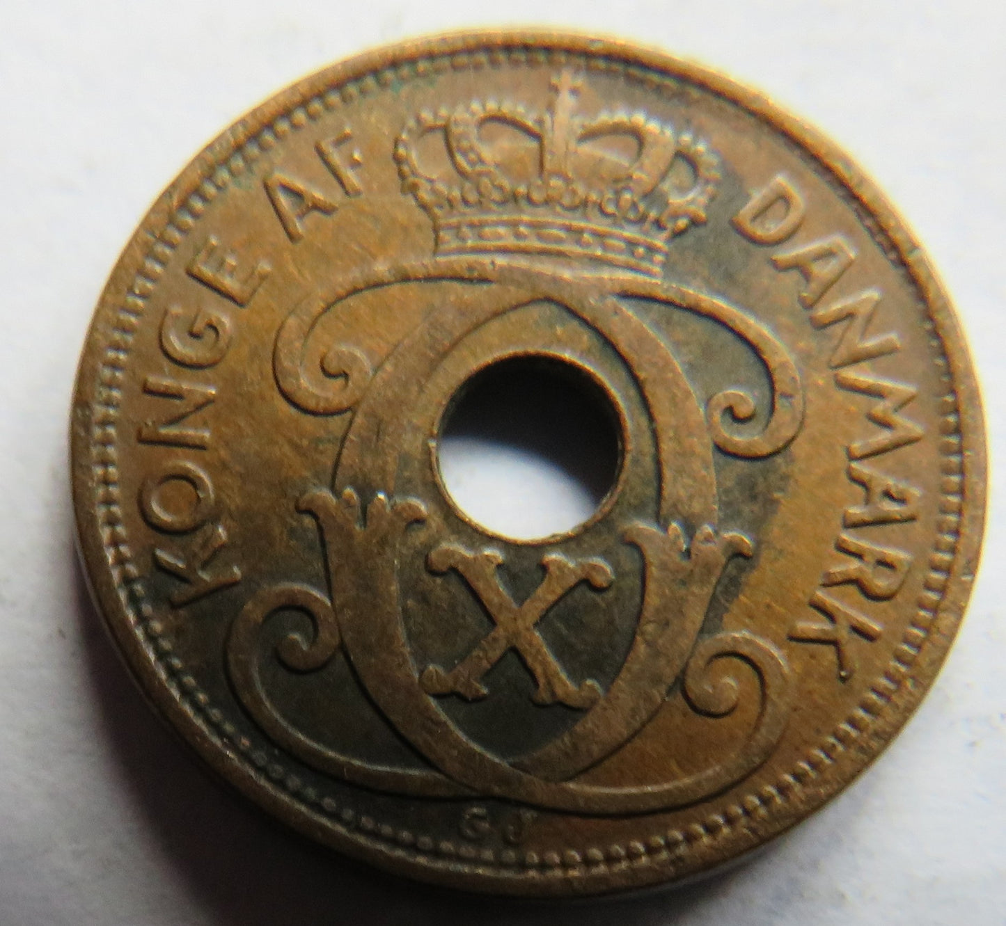 1935 Denmark One Ore Coin