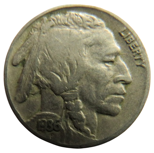1936 USA Buffalo Nickel / 5 Cents Coin