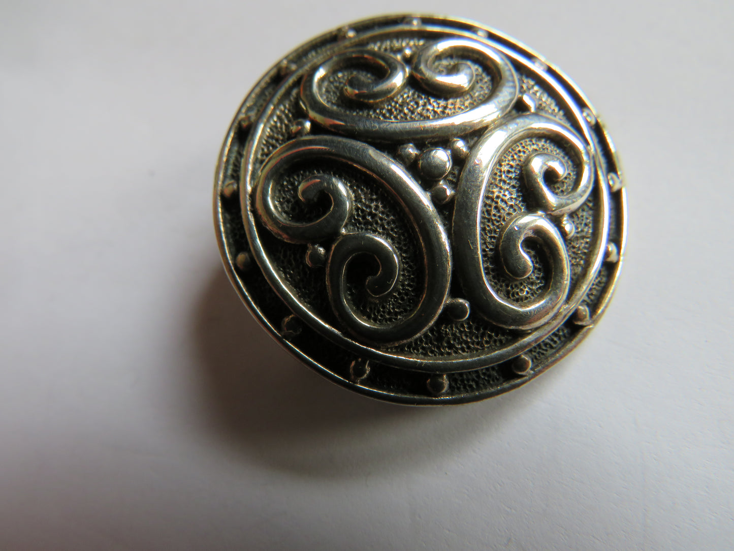Ladies Sterling Silver Celtic Style Brooch Fully Hallmarked