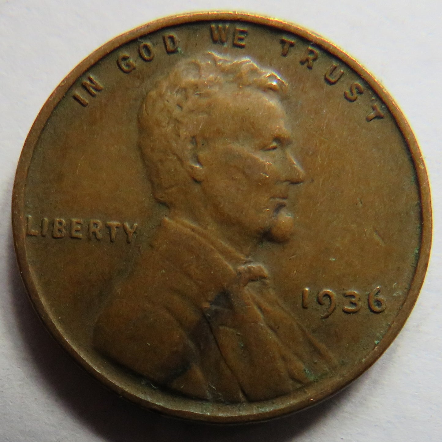 1936 USA Lincoln One Cent Coin