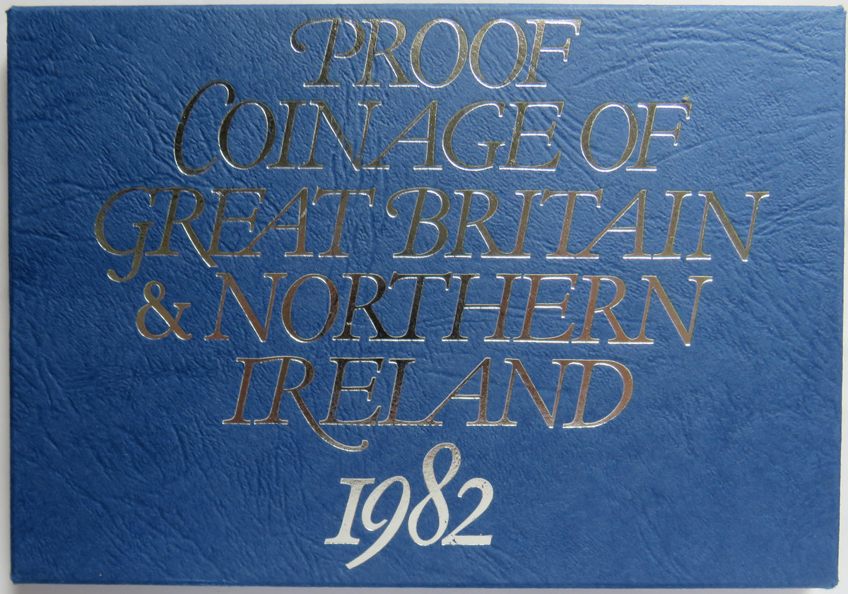 1982 The Coinage of Great Britain & Northern Ireland Proof Set By The Royal Mint