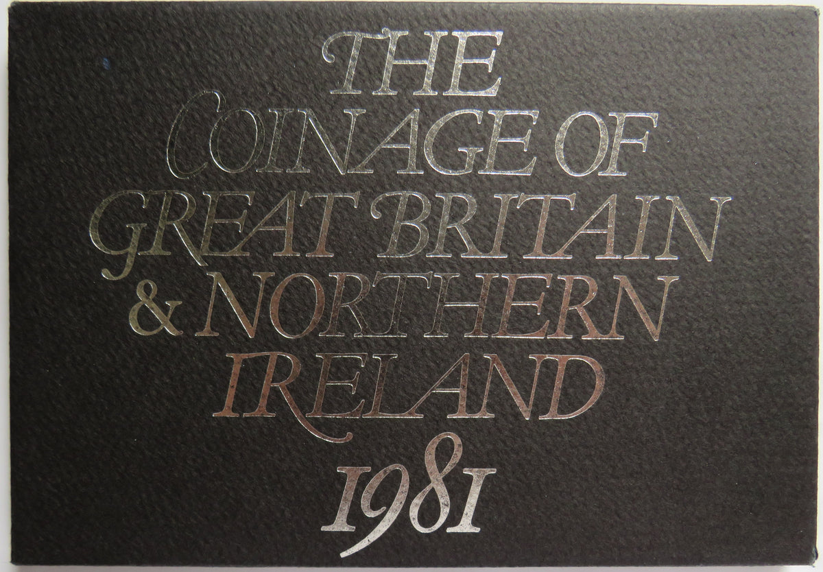1981 The Coinage of Great Britain & Northern Ireland Proof Set By The Royal Mint