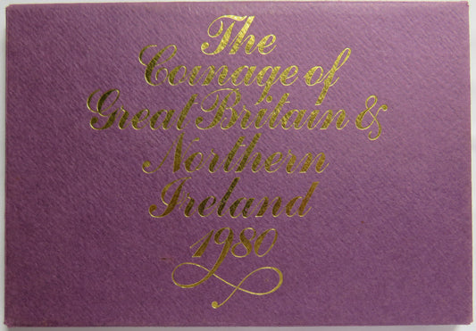 1980 The Coinage of Great Britain & Northern Ireland Proof Set By The Royal Mint image 1